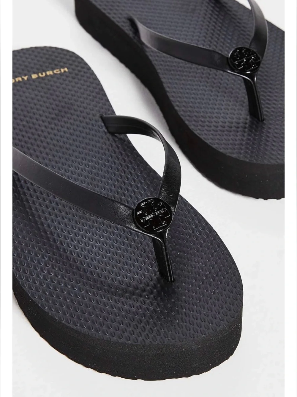 Tory Burch Perfect Black Flatform Flip Flops 6
